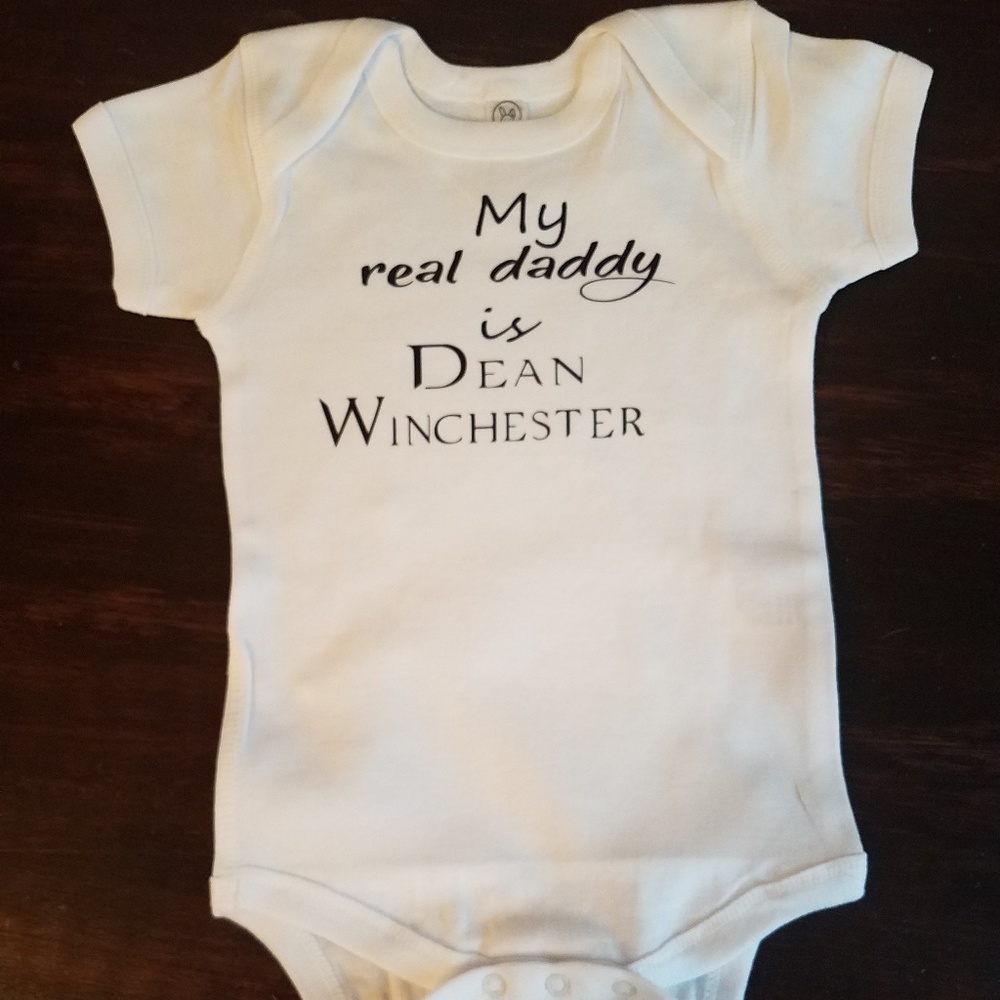 Supernatural baby onesie